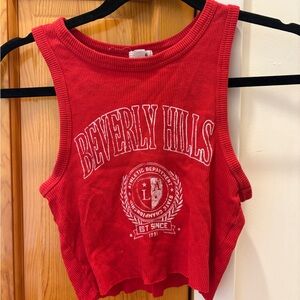 Beverly hills cropped tank